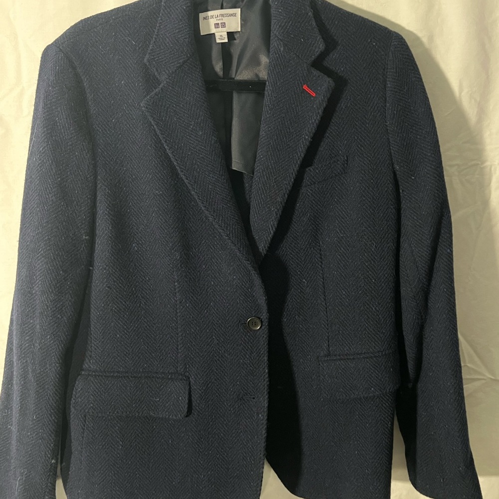 Iness de la Fressange Navy Jacket